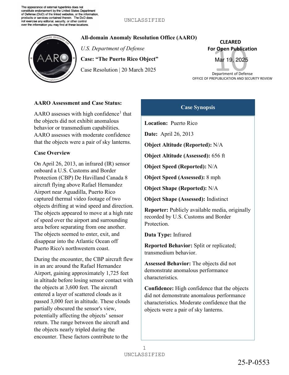 Puerto Rico Case Resolution